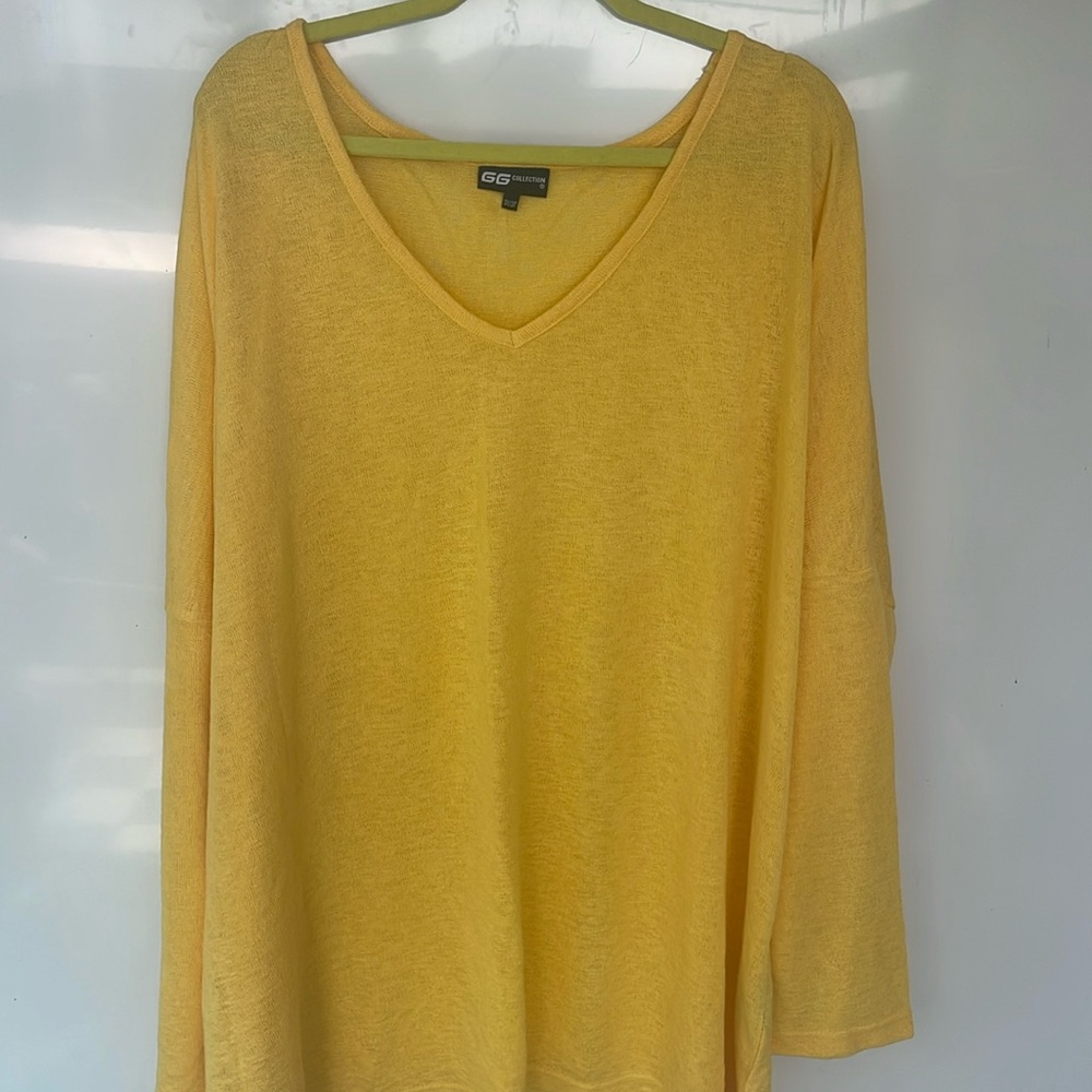 Yellow sweater